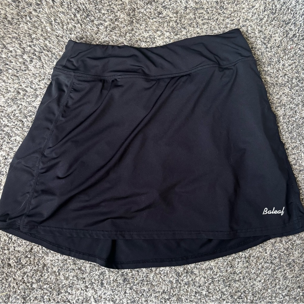 Baleaf Black Performance Tennis Skort